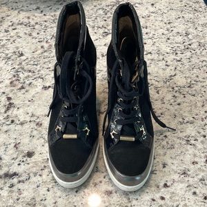 Jimmy Choo wedge booties